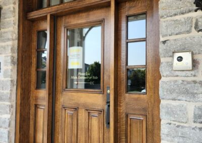 Back entrance wood refinishing - After 2