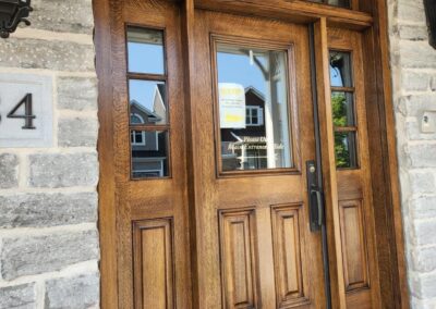 Back entrance wood refinishing - After 3
